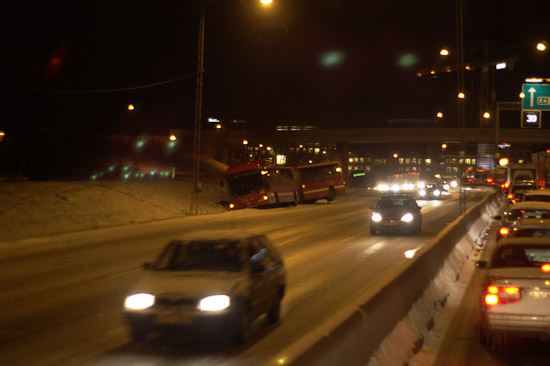 Trafikkaos i Stockholm