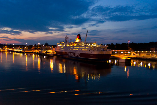 Vacker kväll i Mariehamn