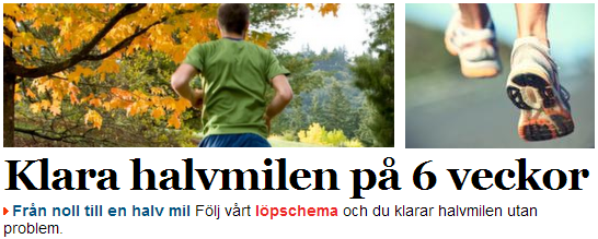 6 veckor för att springa 5 km?