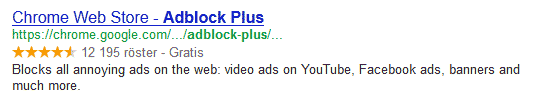 AdBlock Plus till Google Chrome