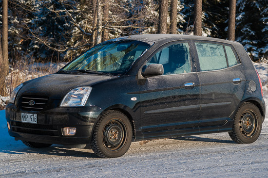 Lätt frusen KIA Picanto