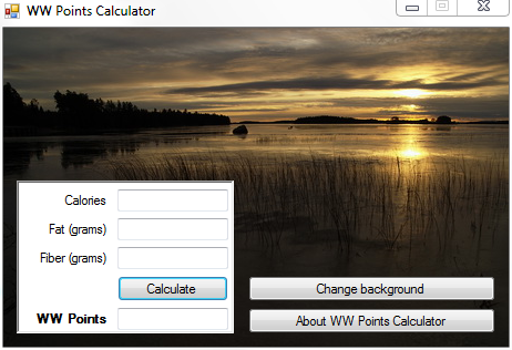 Räkna ut Viktväktarpoints med WW Points Calculator