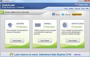 Gratis säkerhetspaket från ZoneAlarm