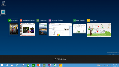 Aktiva program i Windows 10