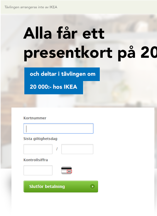 Lämna inte ut dina kontouppgifter vad du än gör